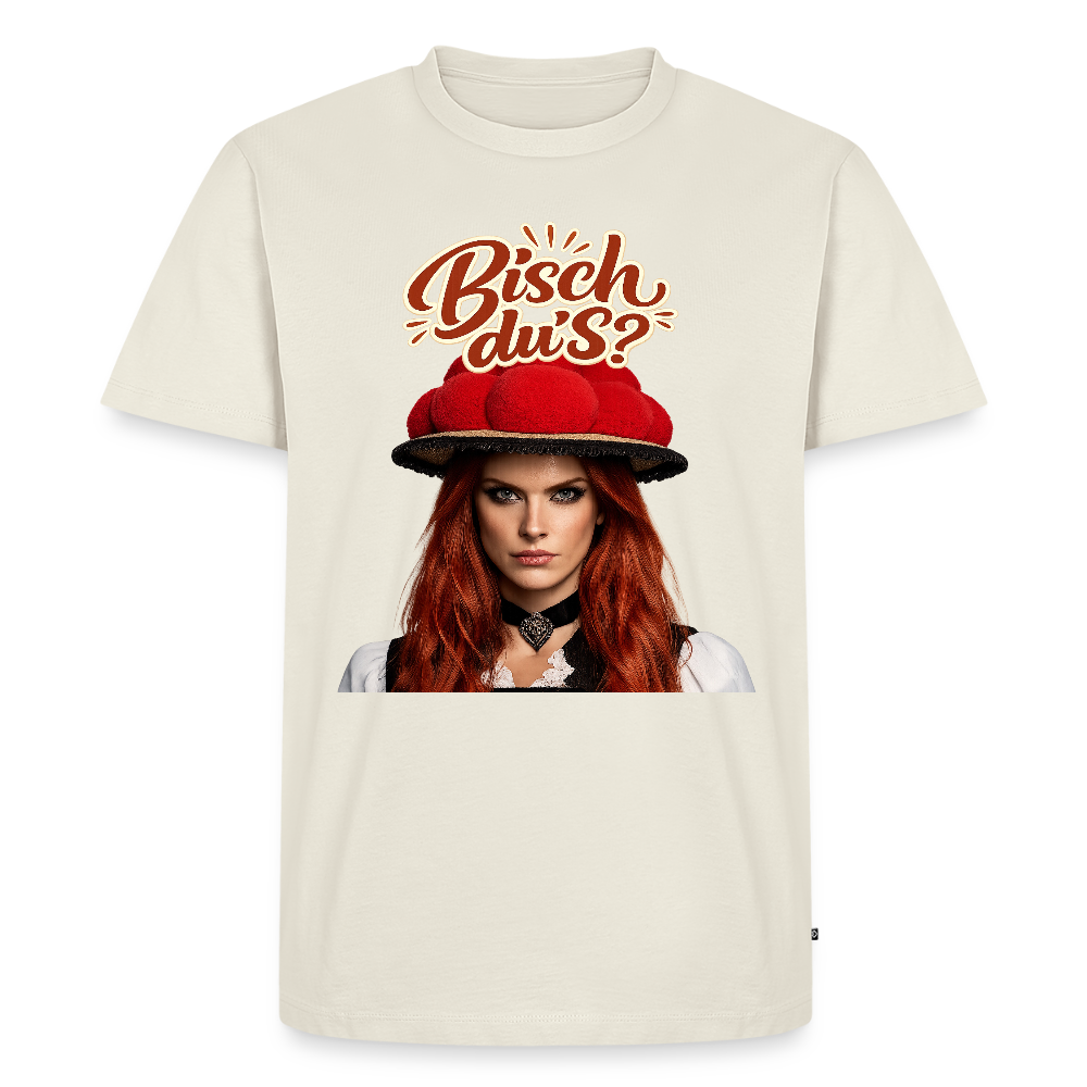 Bisch du’s? – Schwarzwaldmädel | Männer Premium T-Shirt - Naturweiß