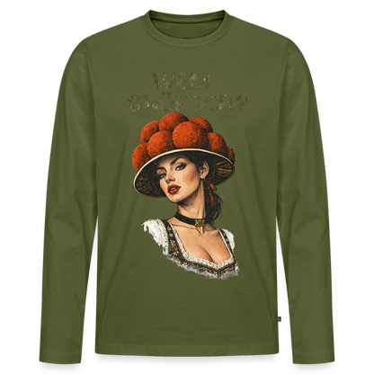Wem ghörsch? – Schwarzwald Edition | Männer Premium Bio Langarmshirt - Khaki