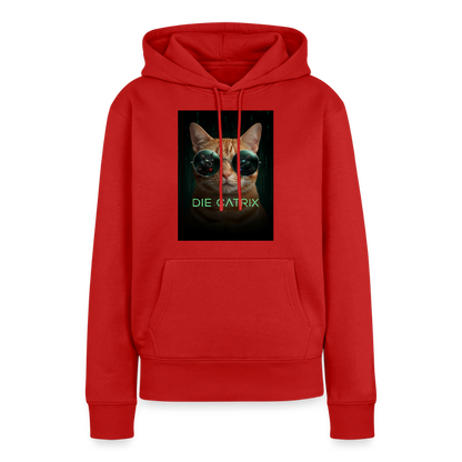 Die Catrix – Krümel erwacht | Frauen Premium Hoodie - Rot