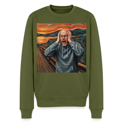 Der Schrei… wenn es wirklich reicht |  Männer Premium Pullover - Khaki