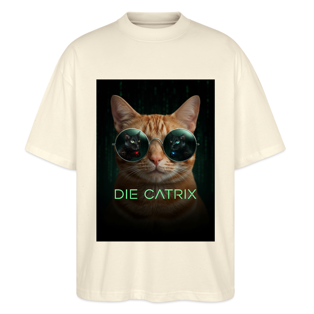 Die Catrix – Krümel erwacht | Stanley/Stella Oversized Unisex Bio T-Shirt Blaster - Natur