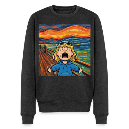 Der Schrei… manchmal bist du es selbst |  Männer Premium Pullover - Anthrazit meliert