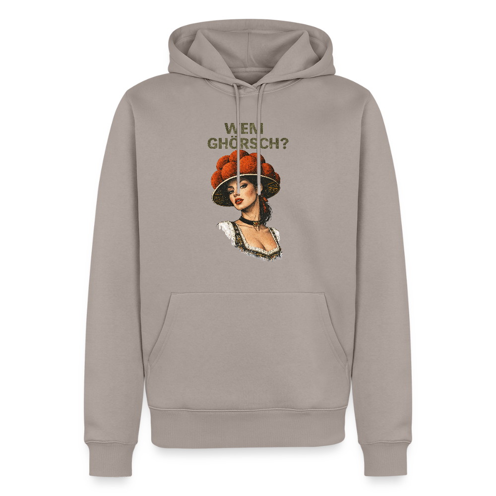 Wem ghörsch? – Schwarzwald Edition | Männer Premium Hoodie - Taupe