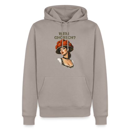 Wem ghörsch? – Schwarzwald Edition | Männer Premium Hoodie - Taupe