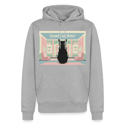 Grand Hotel Krümel | Männer Premium Hoodie - Grau meliert