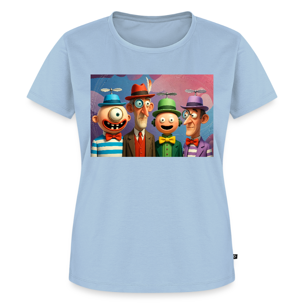 Gedankenkreise auf Hochtouren | Frauen Premium T-Shirt - Hellblau