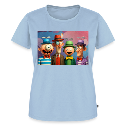 Gedankenkreise auf Hochtouren | Frauen Premium T-Shirt - Hellblau