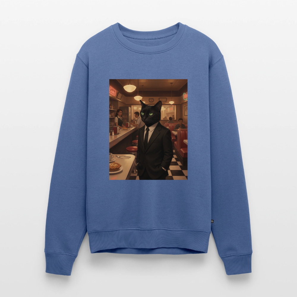 Krümel – Royale mit Pfote |  Männer Premium Pullover - Taubenblau