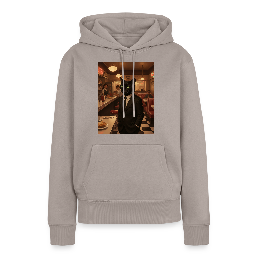 Krümel – Royale mit Pfote | Frauen Premium Hoodie - Taupe