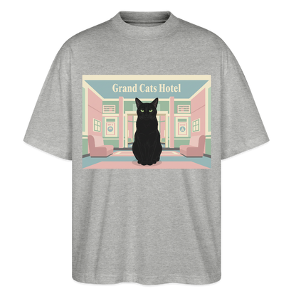 Grand Hotel Krümel | Stanley/Stella Oversized Unisex Bio T-Shirt Blaster - Grau meliert