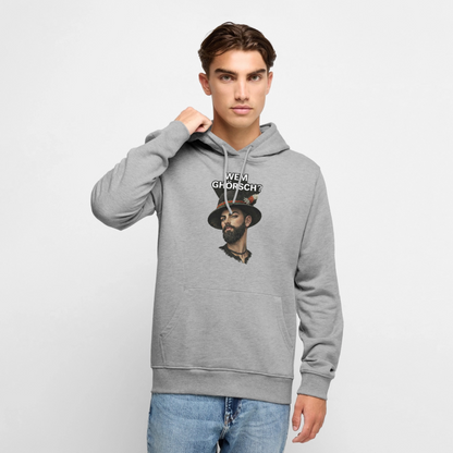Wem ghörsch? – Alemannische Klärung | Männer Premium Hoodie - Grau meliert