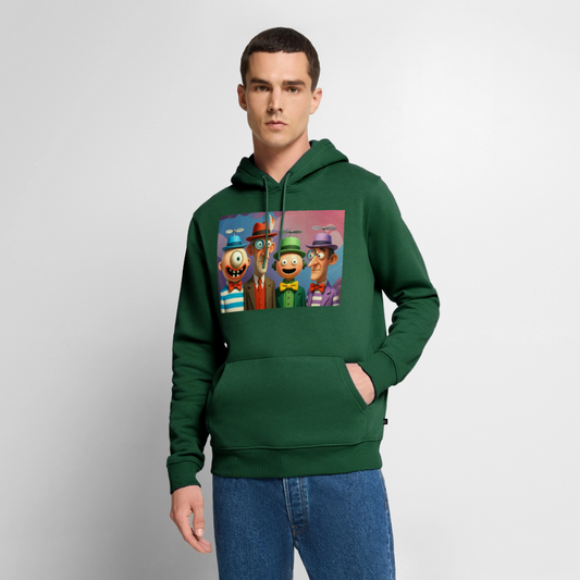 Gedankenkreise auf Hochtouren | Männer Premium Hoodie - Flaschengrün