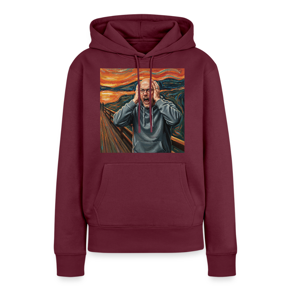 Der Schrei… wenn es wirklich reicht | Frauen Premium Hoodie - Burgunderrot