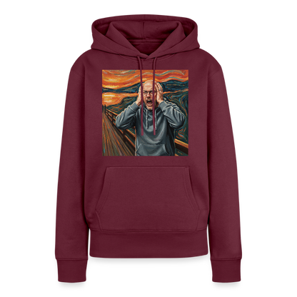 Der Schrei… wenn es wirklich reicht | Frauen Premium Hoodie - Burgunderrot