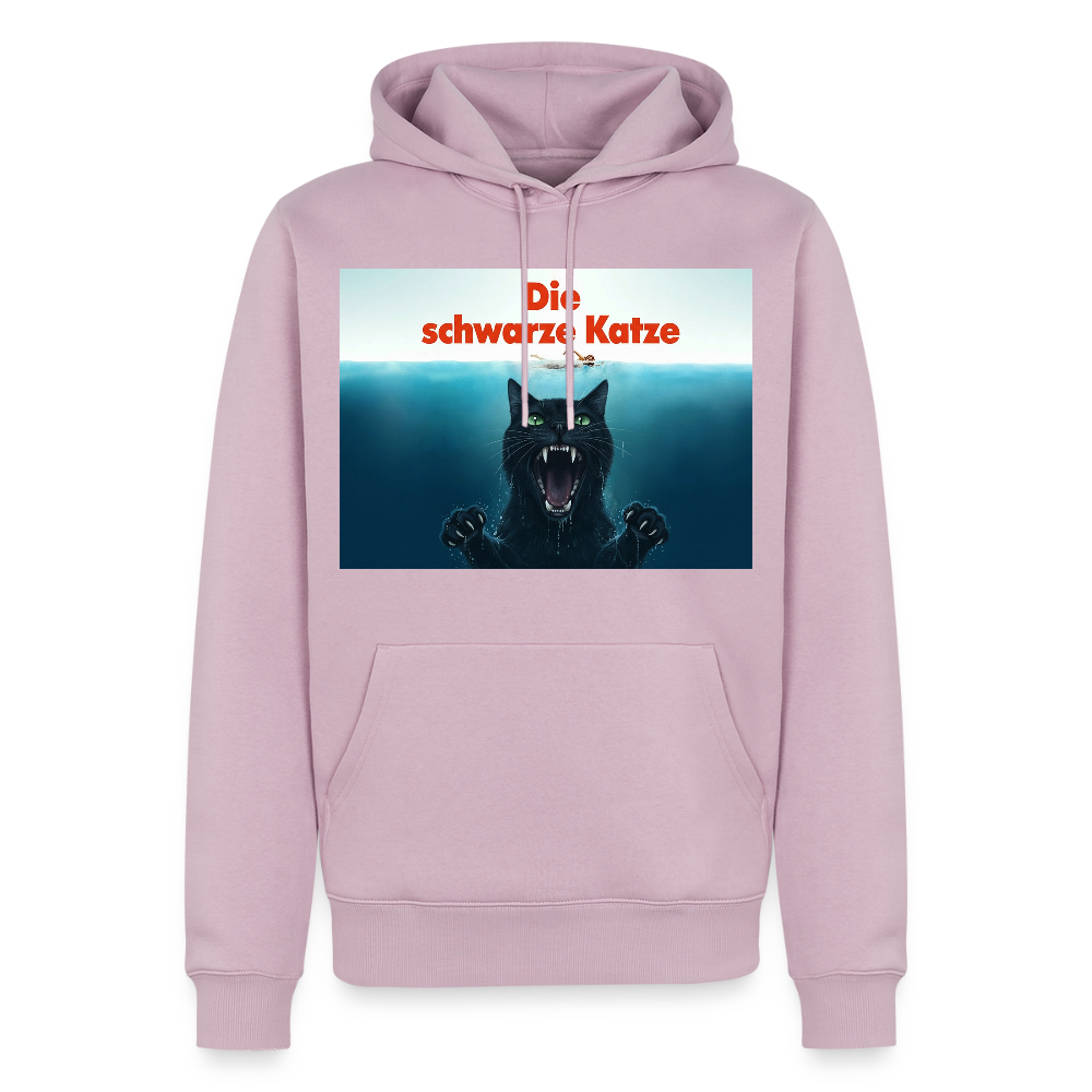 Die schwarze Katze - Krümel taucht auf | Männer Premium Hoodie - Altrosa