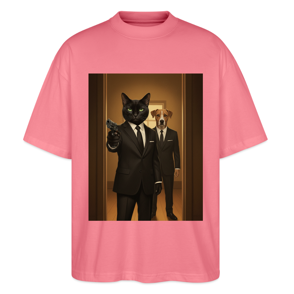 Krümel – Say Meow Again | Stanley/Stella Oversized Unisex Bio T-Shirt Blaster - Pink 