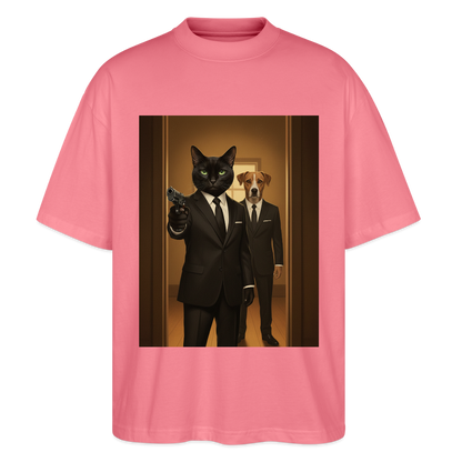 Krümel – Say Meow Again | Stanley/Stella Oversized Unisex Bio T-Shirt Blaster - Pink 