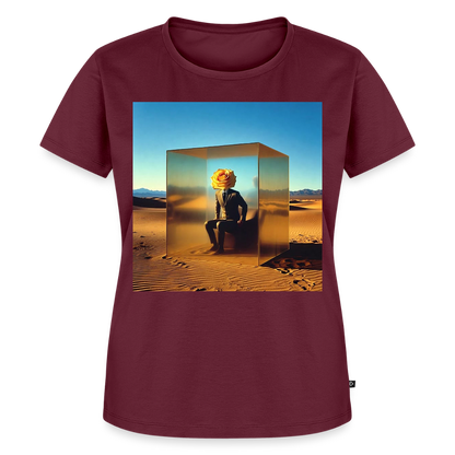 Gefühle unter Glas | Frauen Premium T-Shirt - Burgunderrot