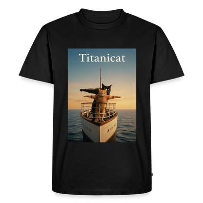 Titanicat – Ich bin der König der Kratzbäume | Männer Premium T-Shirt - Schwarz