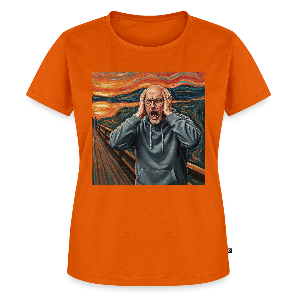 Der Schrei… wenn es wirklich reicht | Frauen Premium T-Shirt - Orange 