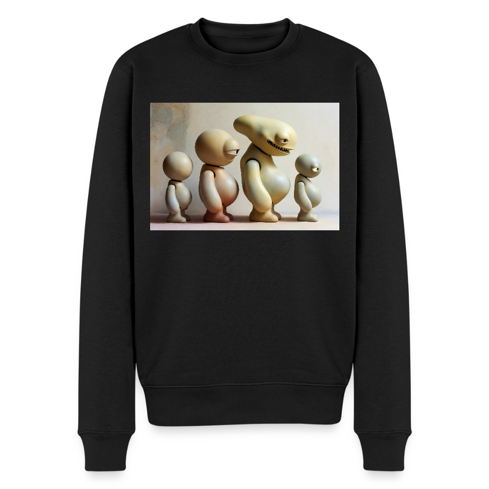 So wachsen wir also |  Männer Premium Pullover - Schwarz