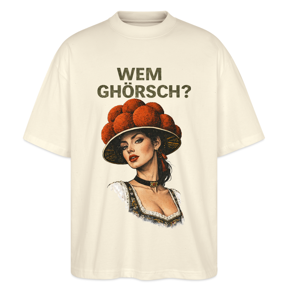 Wem ghörsch? – Schwarzwald Edition | Stanley/Stella Oversized Unisex Bio T-Shirt Blaster - Natur