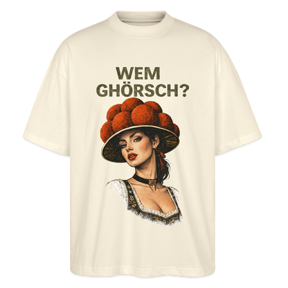 Wem ghörsch? – Schwarzwald Edition | Stanley/Stella Oversized Unisex Bio T-Shirt Blaster - Natur
