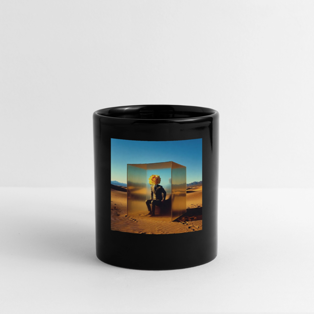 Gefühle unter Glas | Tasse einfarbig - Schwarz