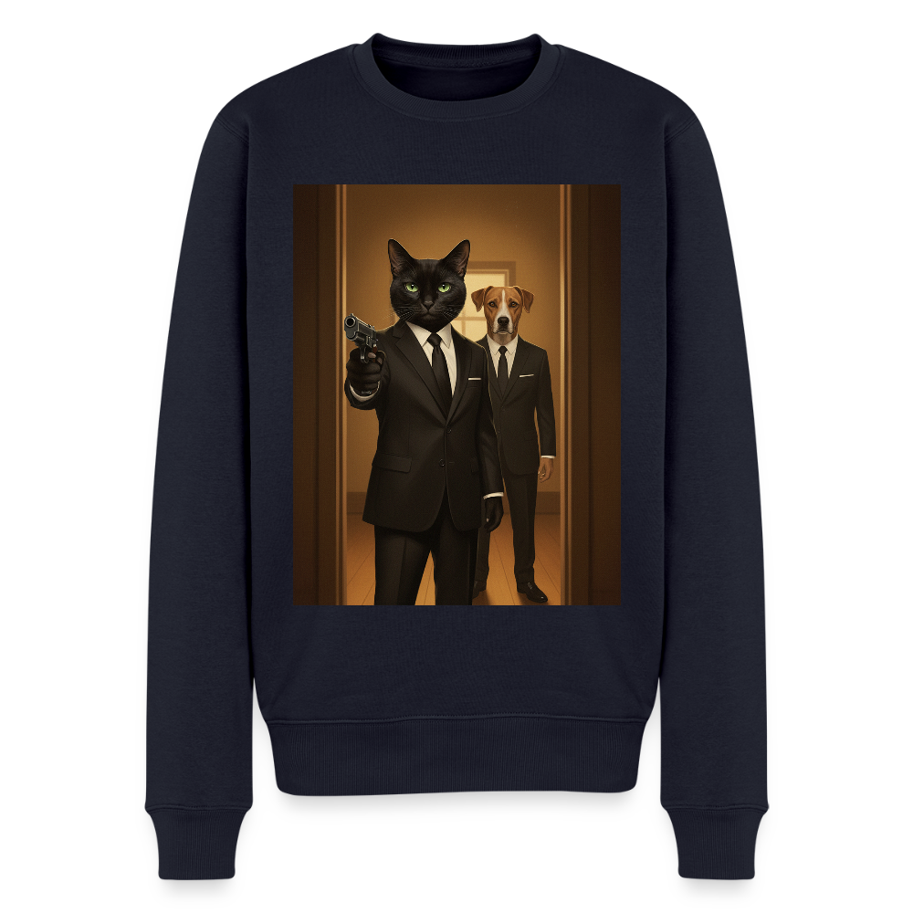 Krümel – Say Meow Again |  Männer Premium Pullover - Navy