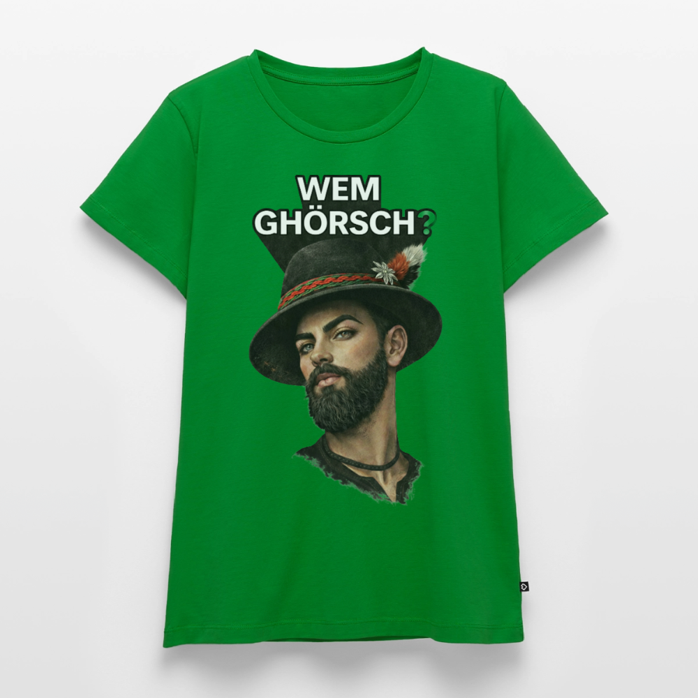 Wem ghörsch? – Alemannische Klärung | Frauen Premium T-Shirt - Grün