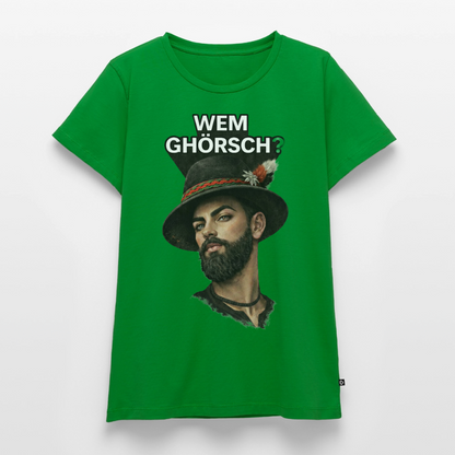 Wem ghörsch? – Alemannische Klärung | Frauen Premium T-Shirt - Grün