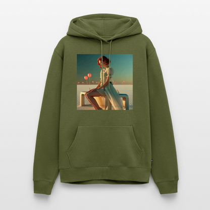 Leise Gedanken bei lauter Farben | Männer Premium Hoodie - Khaki