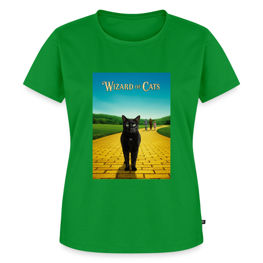 Wizard of Cats – Der gelbe Weg gehört Krümel | Frauen Premium T-Shirt - Grün