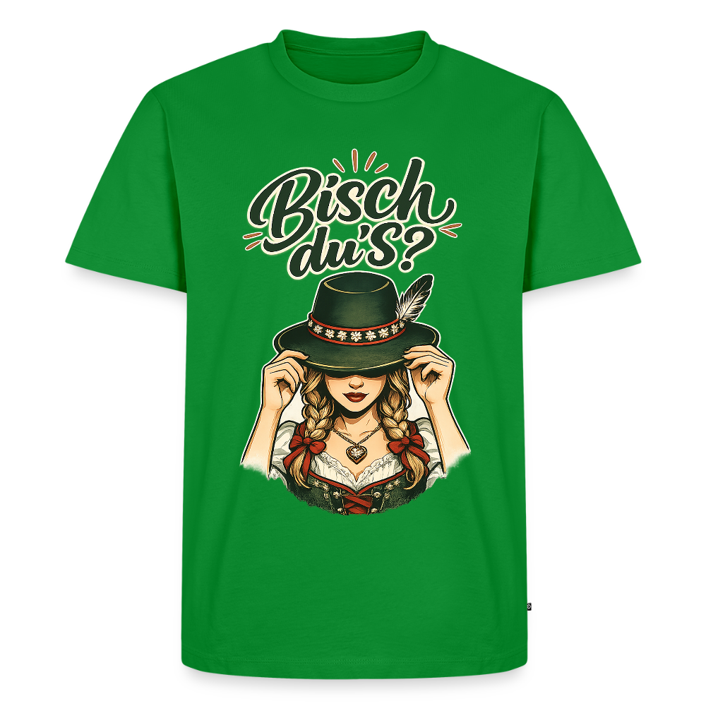 Bisch du’s? – Der Blick sagt alles | Männer Premium T-Shirt - Grün