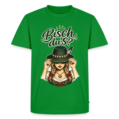 Bisch du’s? – Der Blick sagt alles | Männer Premium T-Shirt - Grün