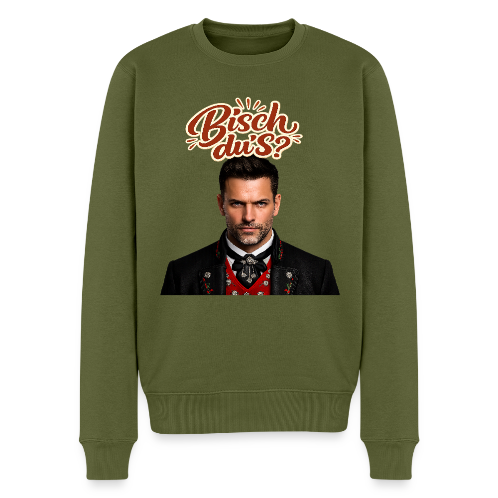 Bisch du’s? – Schwarzwaldkerl |  Männer Premium Pullover - Khaki