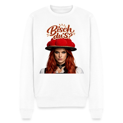 Bisch du’s? – Schwarzwaldmädel |  Männer Premium Pullover - Weiß