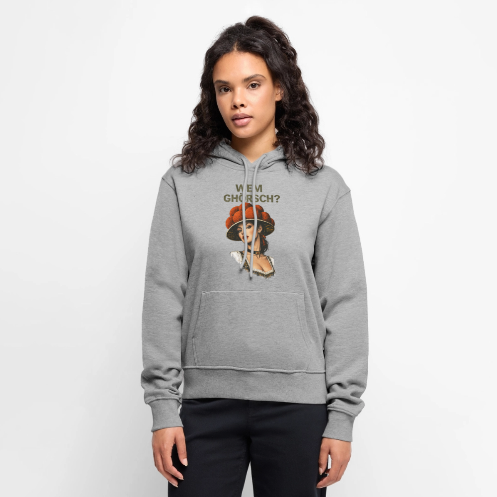Wem ghörsch? – Schwarzwald Edition | Frauen Premium Hoodie - Grau meliert