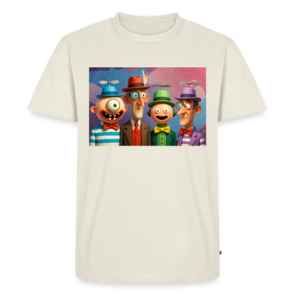 Gedankenkreise auf Hochtouren | Männer Premium T-Shirt - Naturweiß