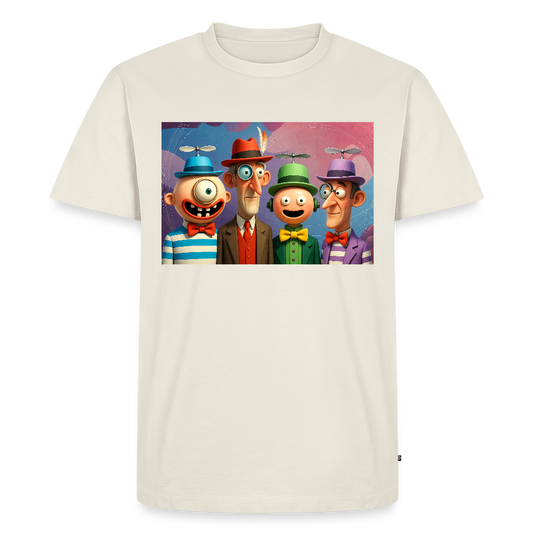 Gedankenkreise auf Hochtouren | Männer Premium T-Shirt - Naturweiß