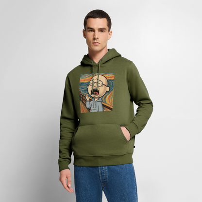 Der Schrei… aber heute bin ich dran | Männer Premium Hoodie - Khaki