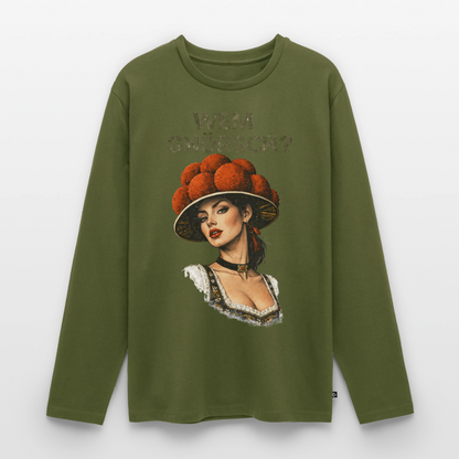 Wem ghörsch? – Schwarzwald Edition | Männer Premium Bio Langarmshirt - Khaki