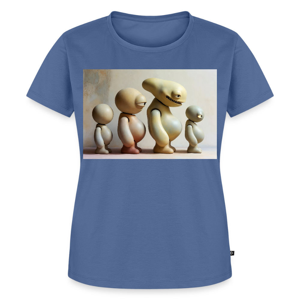 So wachsen wir also | Frauen Premium T-Shirt - Taubenblau