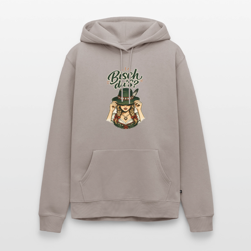 Bisch du’s? – Der Blick sagt alles | Männer Premium Hoodie - Taupe