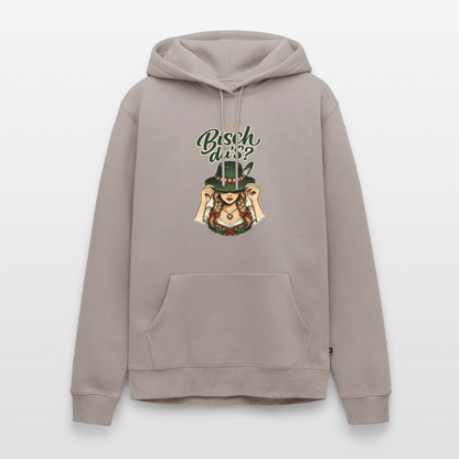 Bisch du’s? – Der Blick sagt alles | Männer Premium Hoodie - Taupe