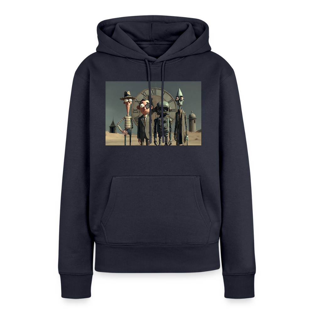 Pünktlich zu spät – Die seltsame Gesellschaft | Frauen Premium Hoodie - Navy