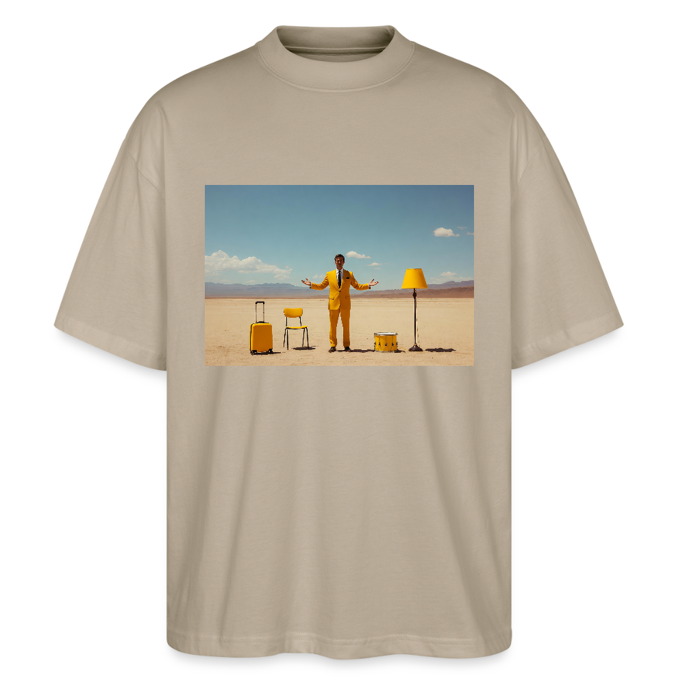 Alles im Griff (theoretisch) | Stanley/Stella Oversized Unisex Bio T-Shirt Blaster - Steingrau