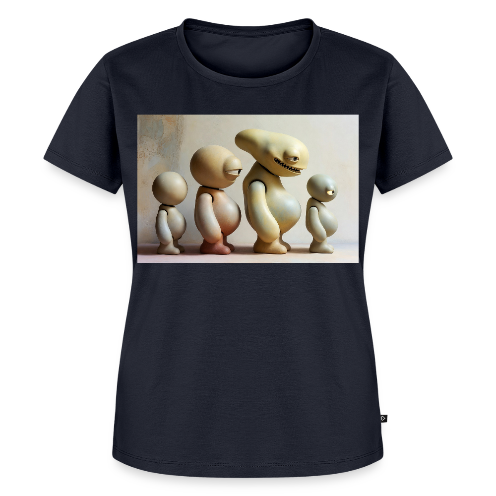 So wachsen wir also | Frauen Premium T-Shirt - Navy