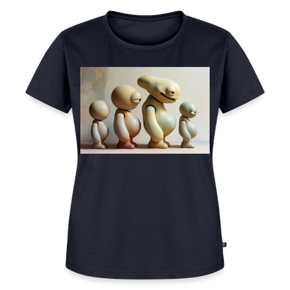 So wachsen wir also | Frauen Premium T-Shirt - Navy