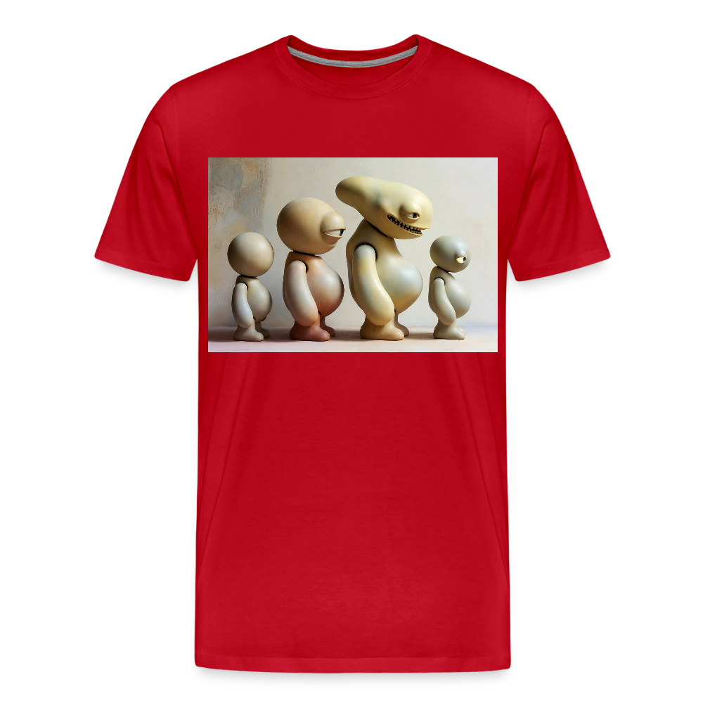 So wachsen wir also | Männer Premium T-Shirt - Rot